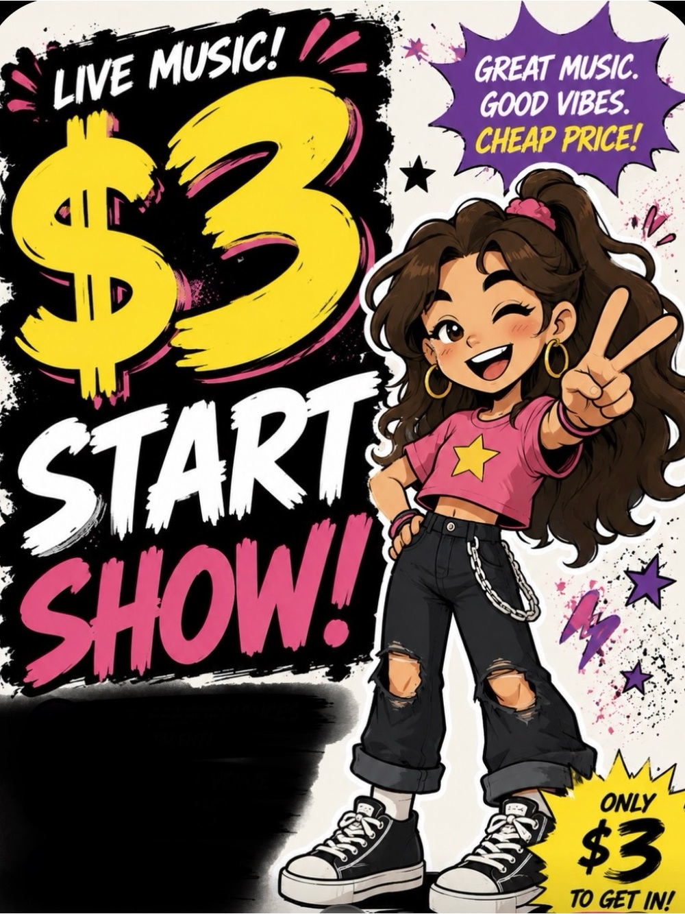 3 dollar starts